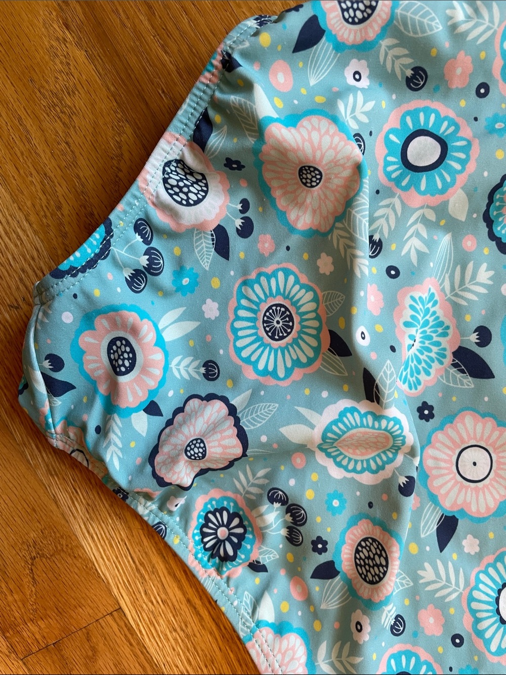 Ruffle Butts Floral Ruffle One-Piece Swimsuit - Picture 4 of 10